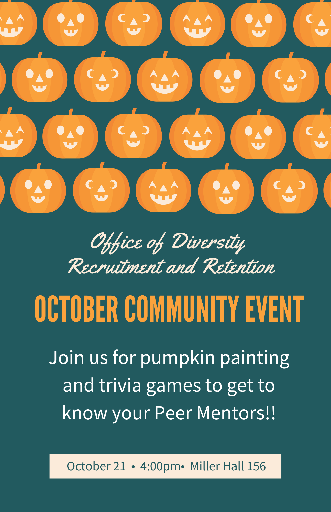 October Community Event Flyer
