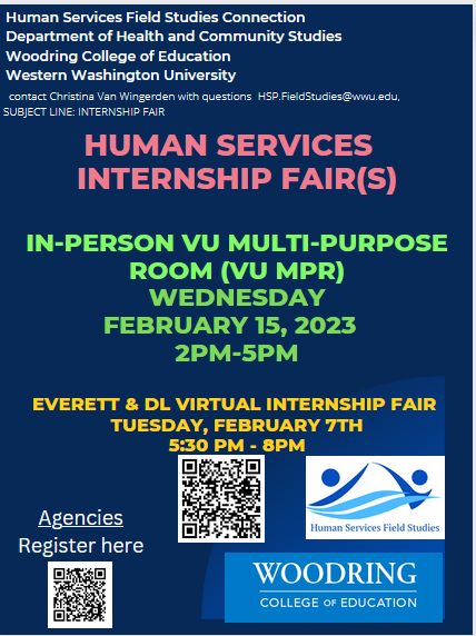 HSP Winter 2023 internship fairs: virtual and in-person