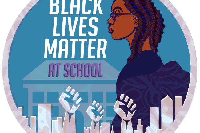 Black Lives Matter at School circular image