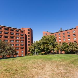 view of student housing on North Campus